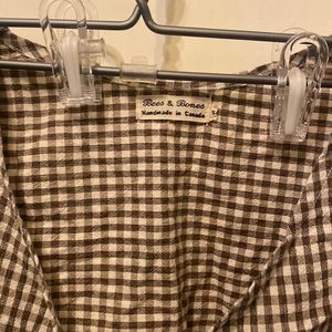 Bees and bones long sleeve ruched top